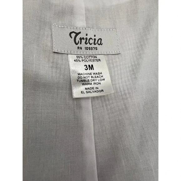 Tricia Holiday Smocked Gingerbread Men Candy Cane Overalls Brown Gingham 3 Month - Picture 12 of 13